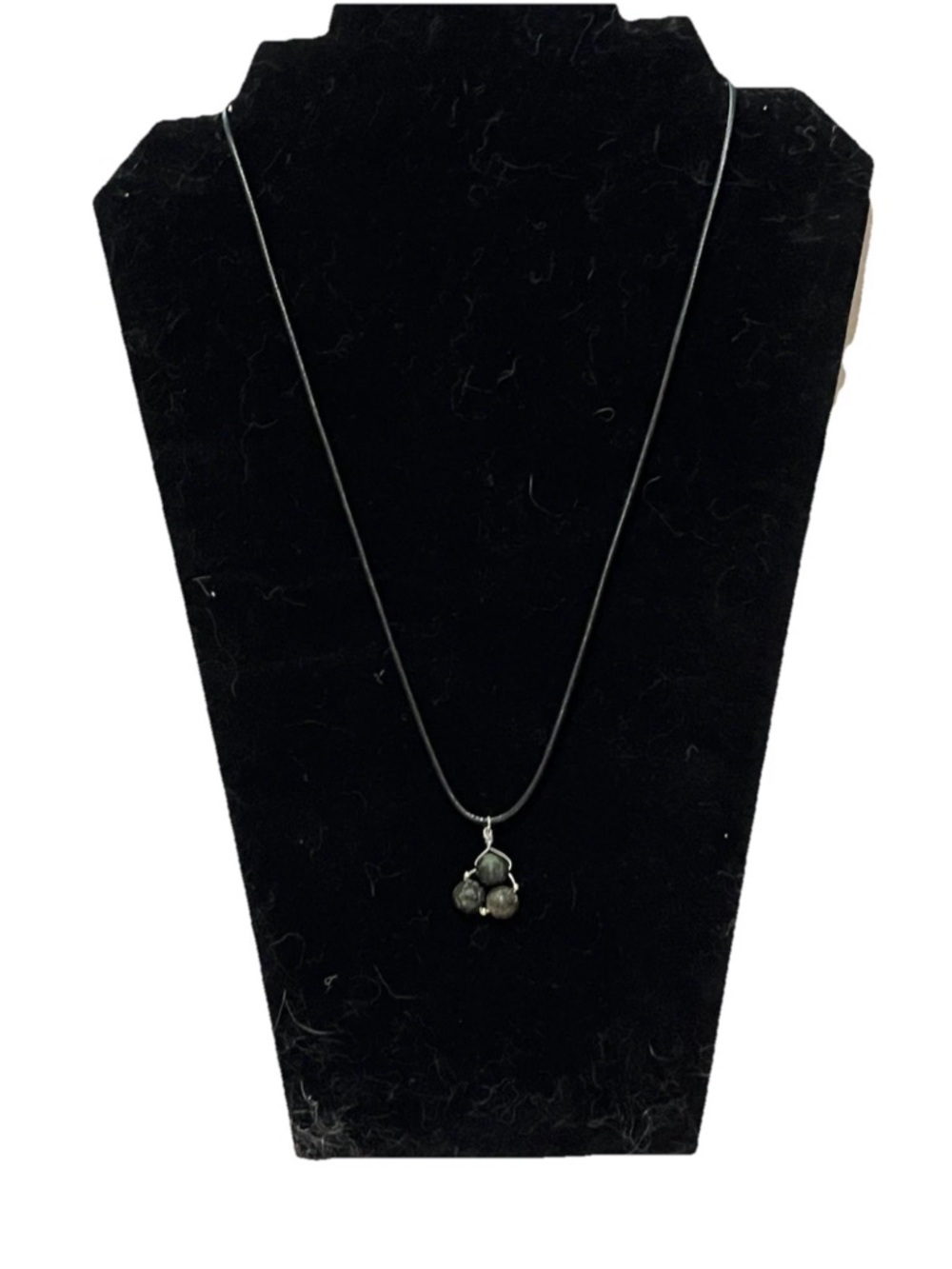 Wicca Ritual Power Of Three Fundamental African Turquoise Triangle Pendant
